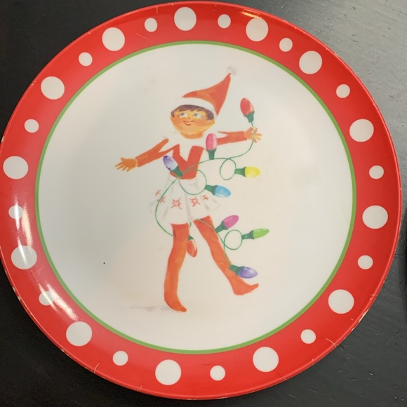 PBK Pottery Barn Kids - set of 2 - Elf plates - Picture 2 of 5
